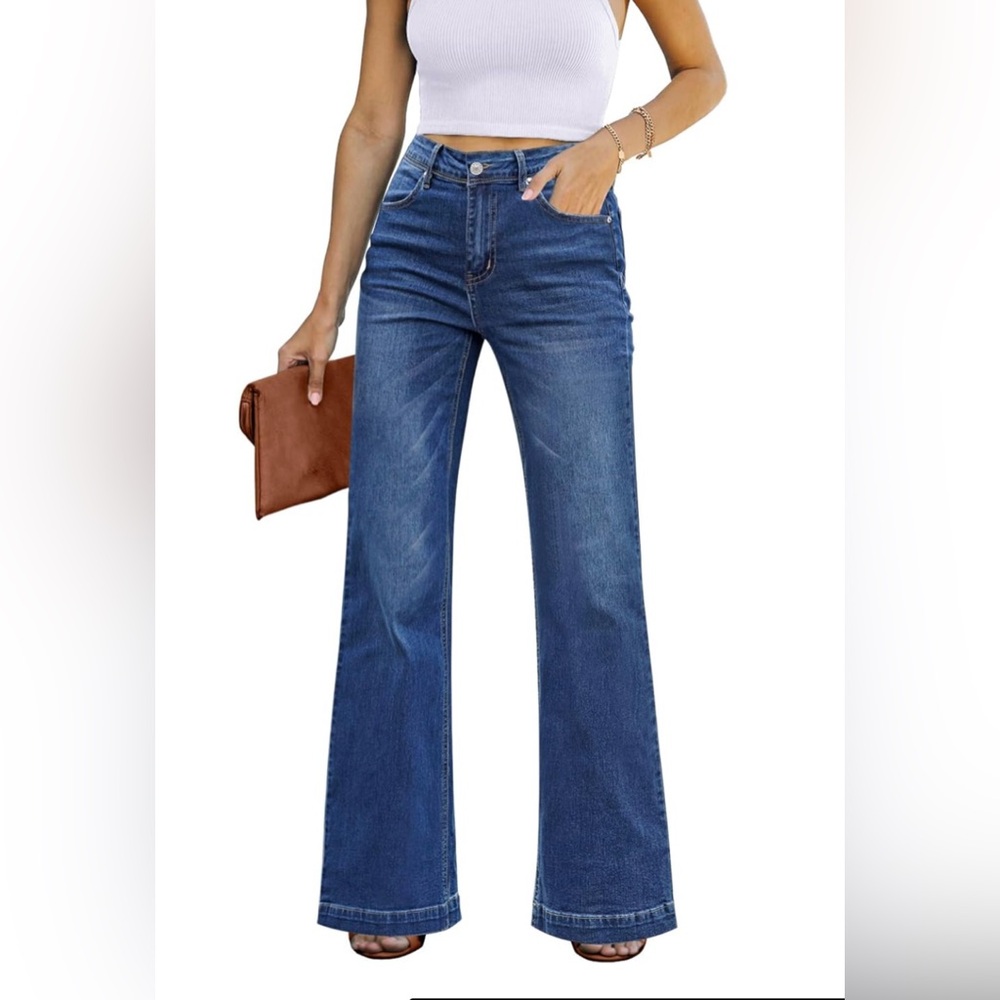 💙 Flare High Waisted Jeans